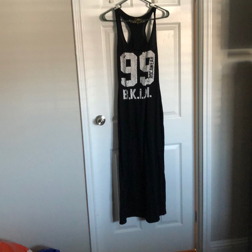 Razorback maxi dress